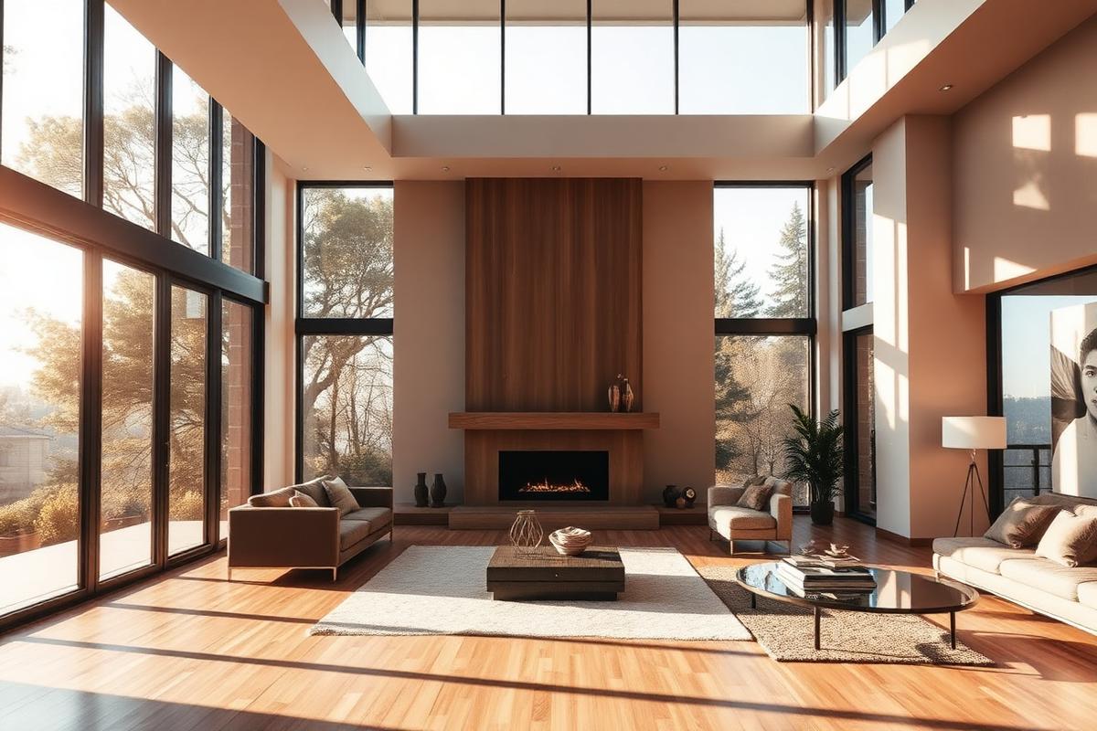 Luxury real estate interior